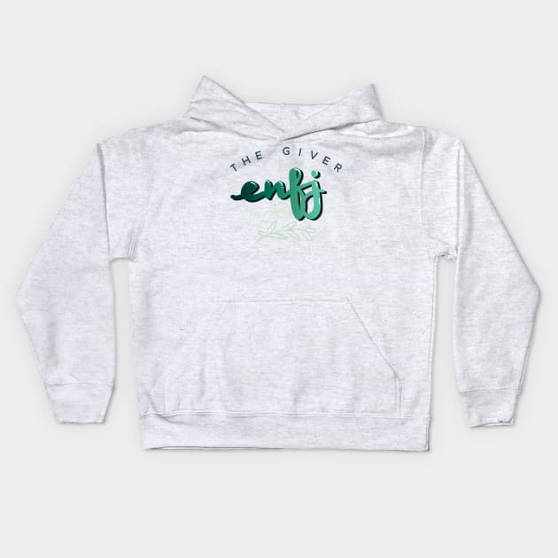 [MBTI] ENFJ - The Giver Kids Hoodie by Kay Firth